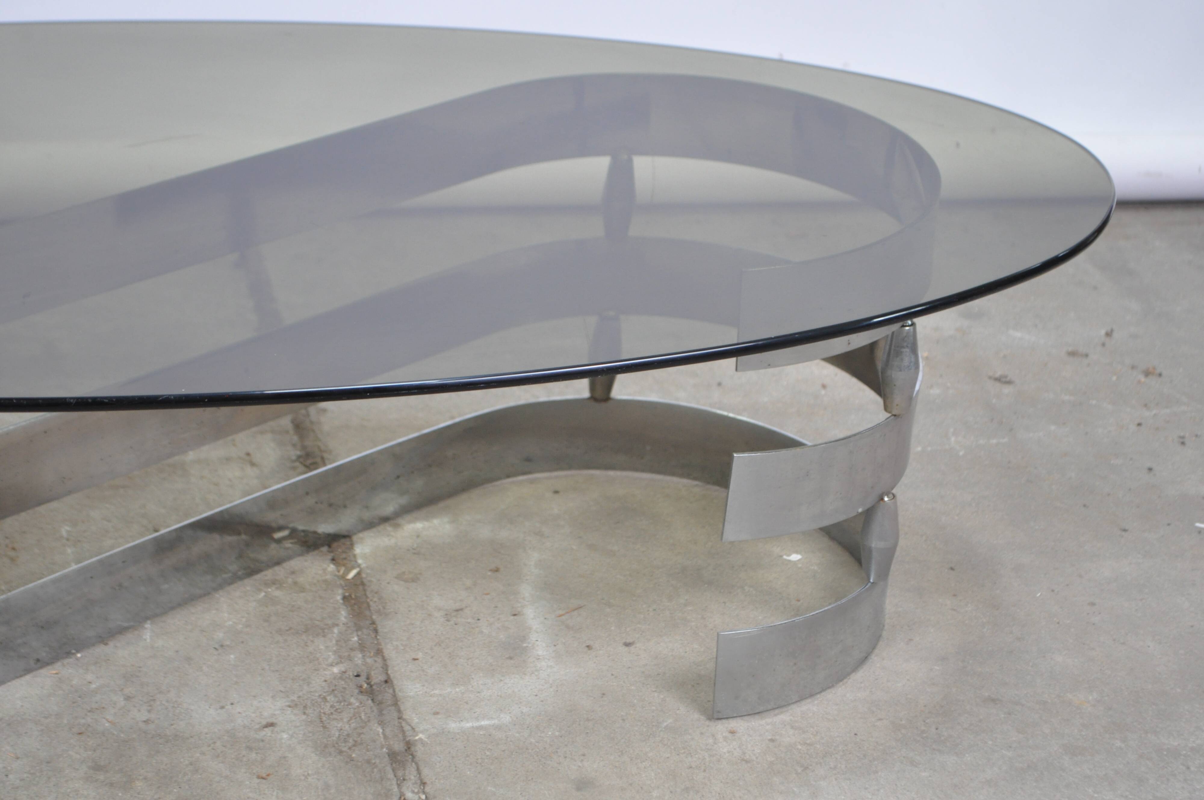Italian designer coffee table 1970s