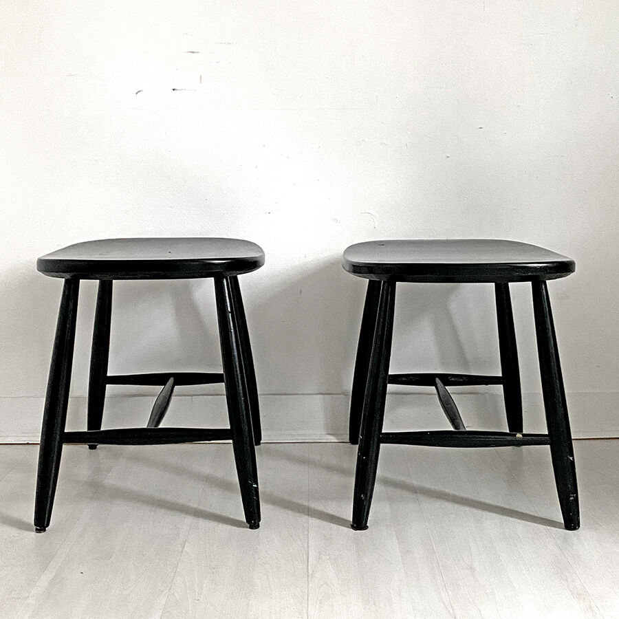 Pair of stools for Hagafors 1960's