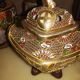 Lot de cinq miniatures en céramique japonaise