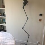 Brushed Jielde floor lamp 4 arms by Jean Louis Domecq France 1960