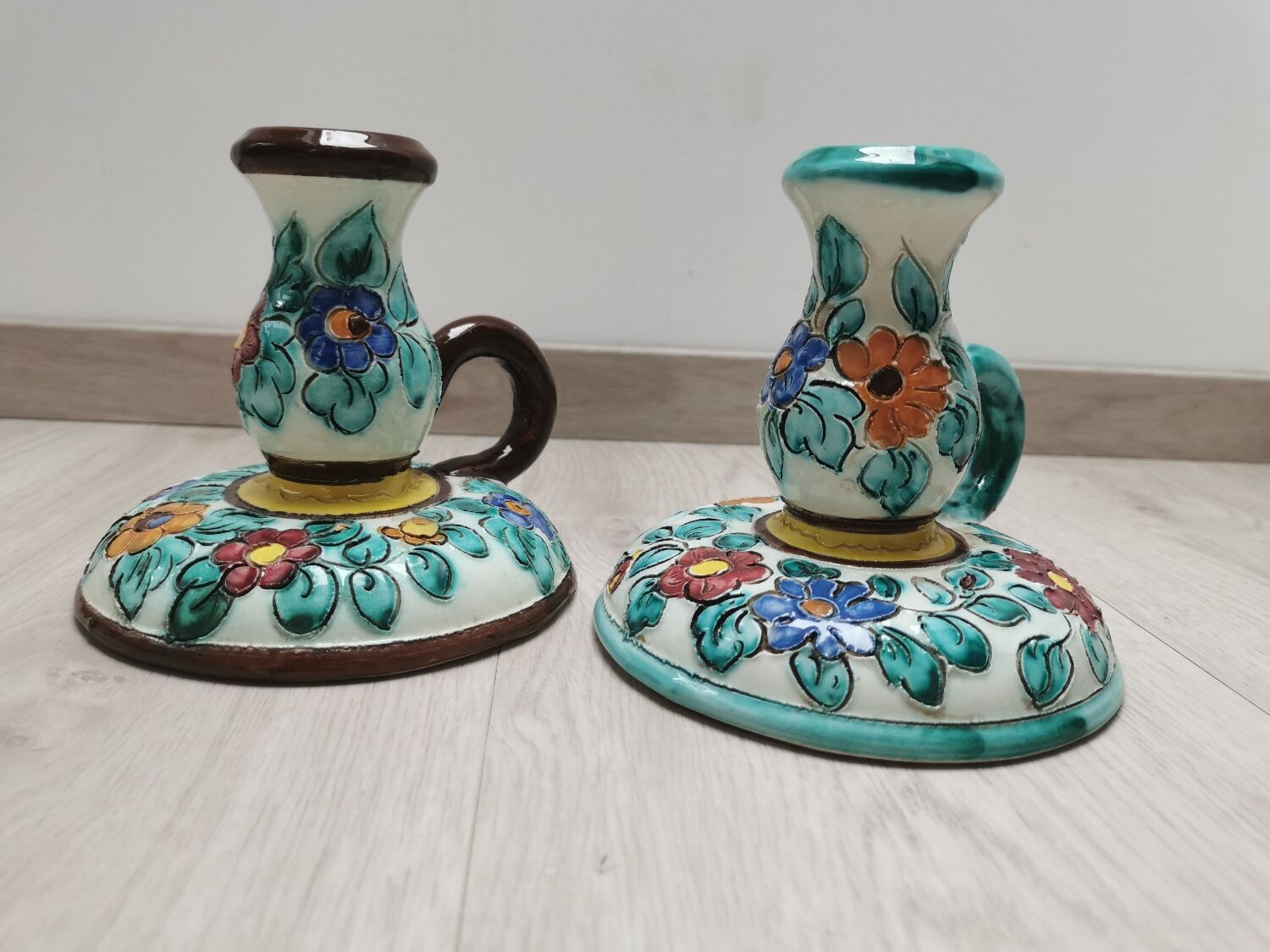 Cerart Monaco flower candlesticks