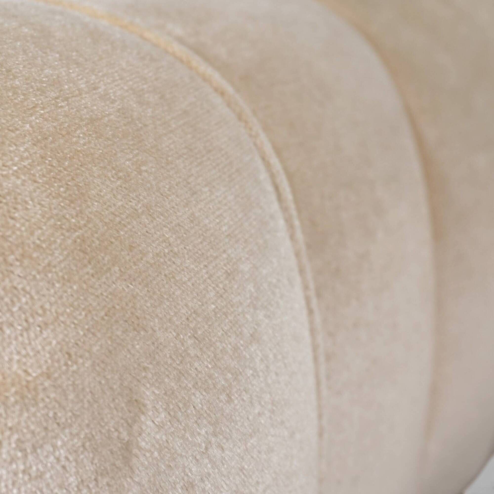 Pair of Art Deco club armchairs in champagne mohair, 1930.