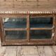 glazed teak buffet with original patina