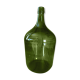 Dame jeanne vert olive bonbonne touque bouteille ancienne dp0421307