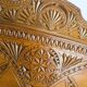 Wall-mounted letter holder, antique carved wood, folk art.