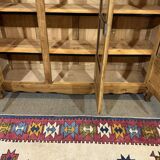 1950s school library in chestnut wood