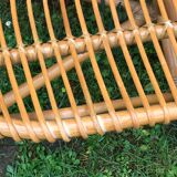 Vintage rattan seat length 103