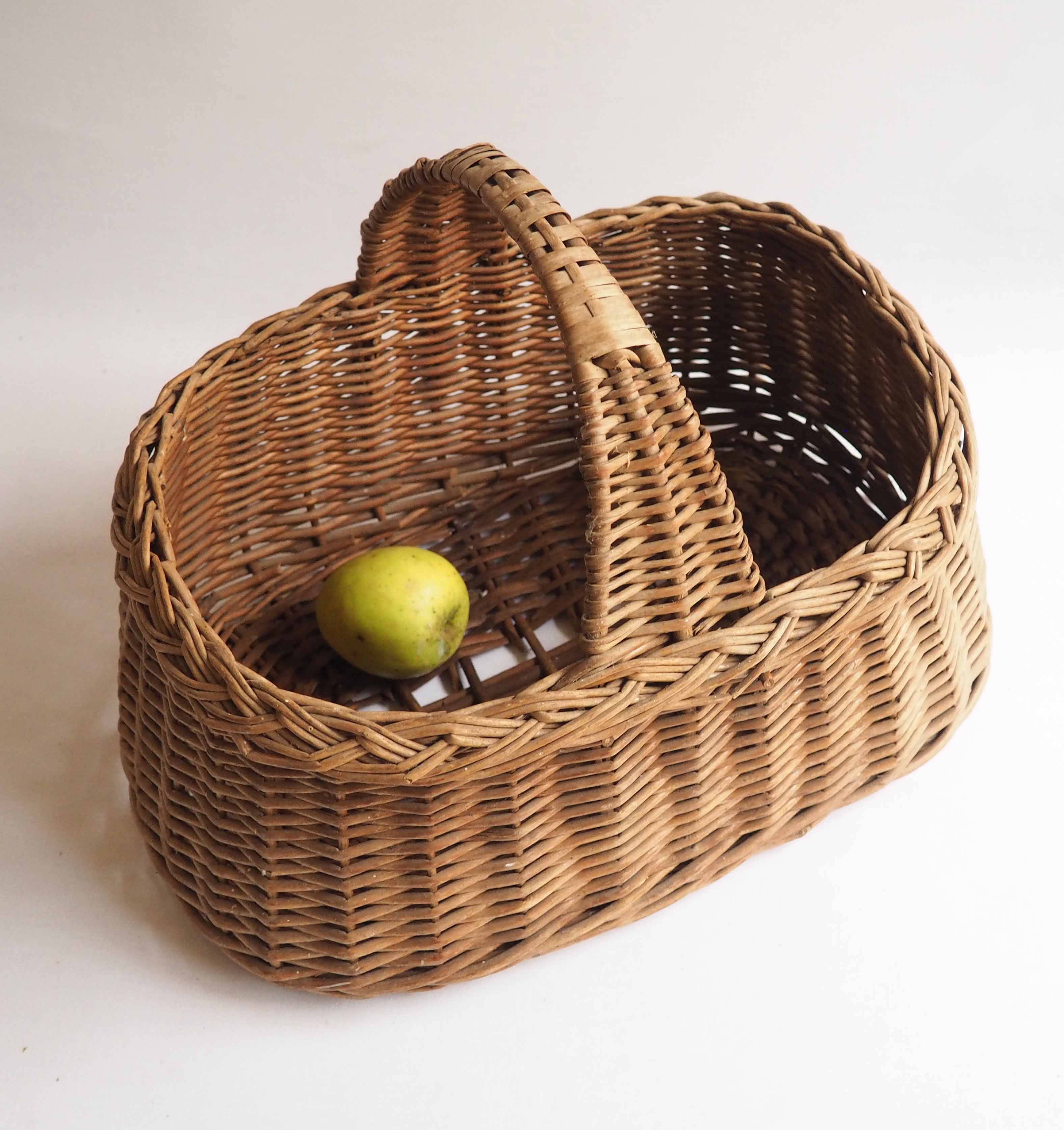 Old rattan basket