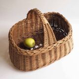Old rattan basket