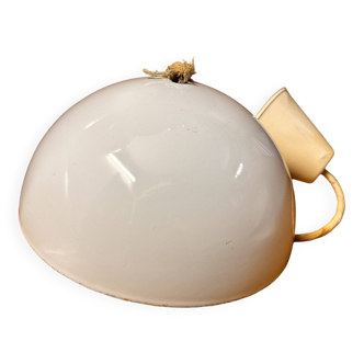 White 60s “flowerpot” pendant light, Louis Poulsen