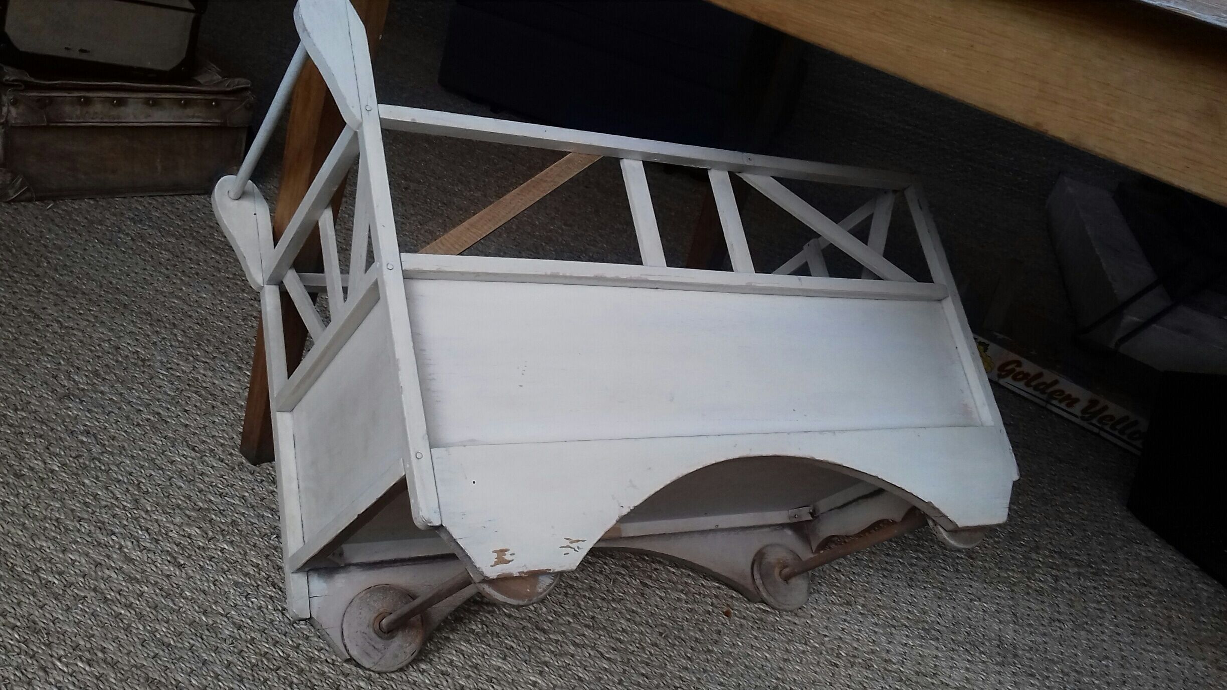 Vintage children's toy cart