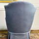 Paire de fauteuils crapauds Napoleon III tapisserie bleue - France 19eme siècle