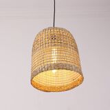 Rattan wicker light