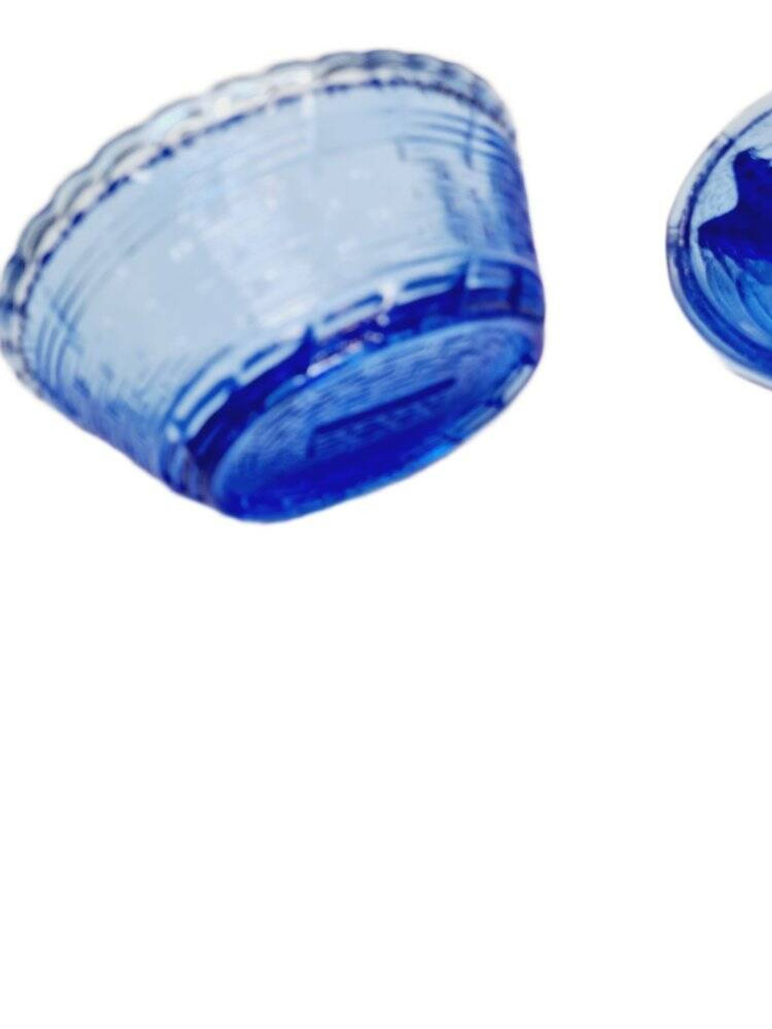 Polish candy dish from Ząbkowice Glasswork, Poland, 1950s