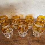 Bohemian crystal liquor service