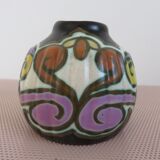 Bergen ceramic vase signed art deco 20s 30s