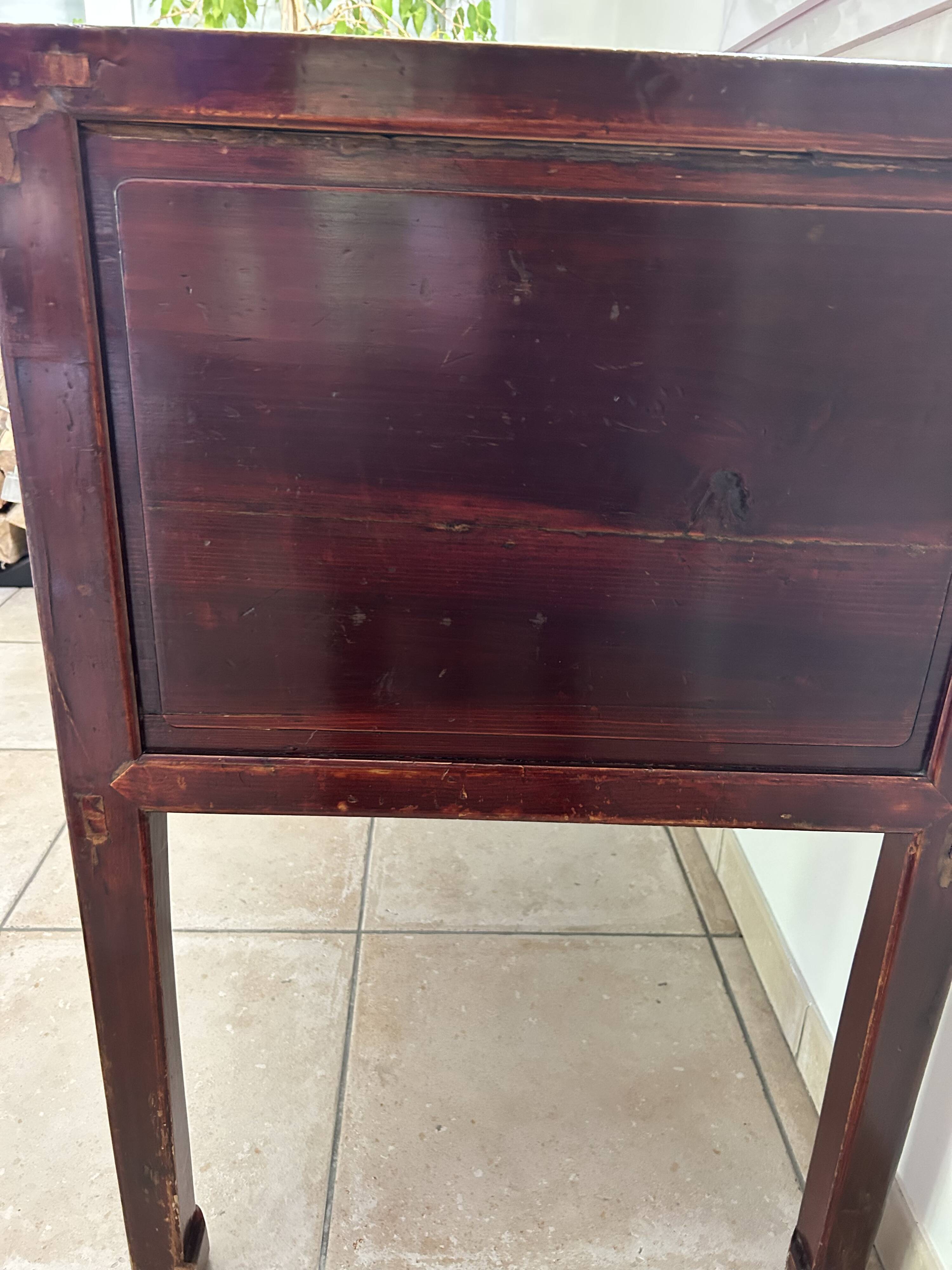 Commode, console chinoise