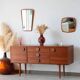 Petite enfilade scandinave sapelli – Design anglais années 60