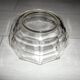 Solid crystal salad bowl