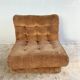 Vintage brown corduroy armchair from the 70s