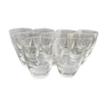 Large glasses (9) - Mid-century modern - Crystal