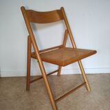 Folding chair with cane seat