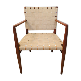 Chaise en bois danoise années 1960