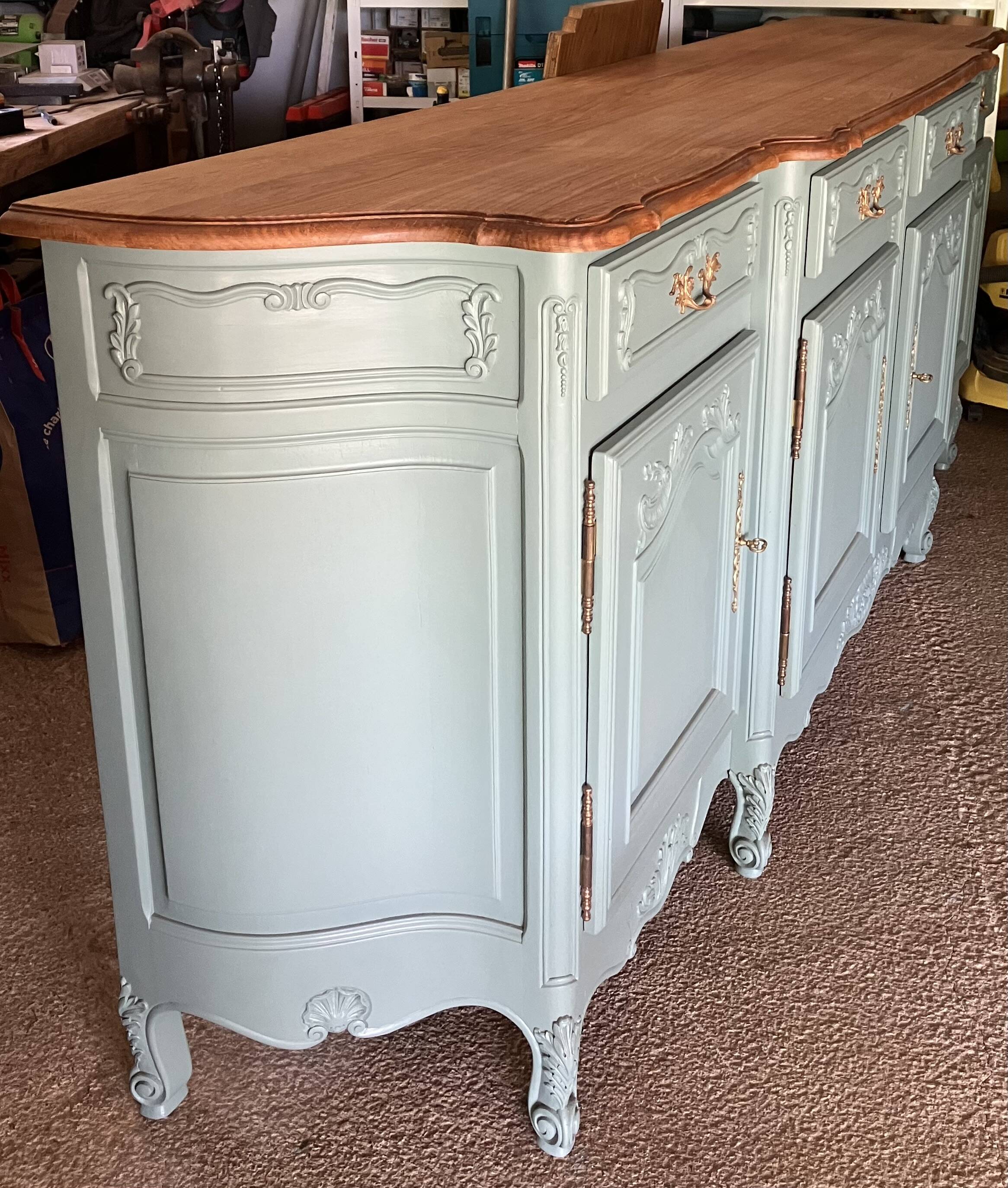 Buffet / Louis XV sideboard restored