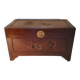 Chinese wedding chest in carved wood