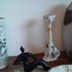 Vase, dog in vintage ceramic