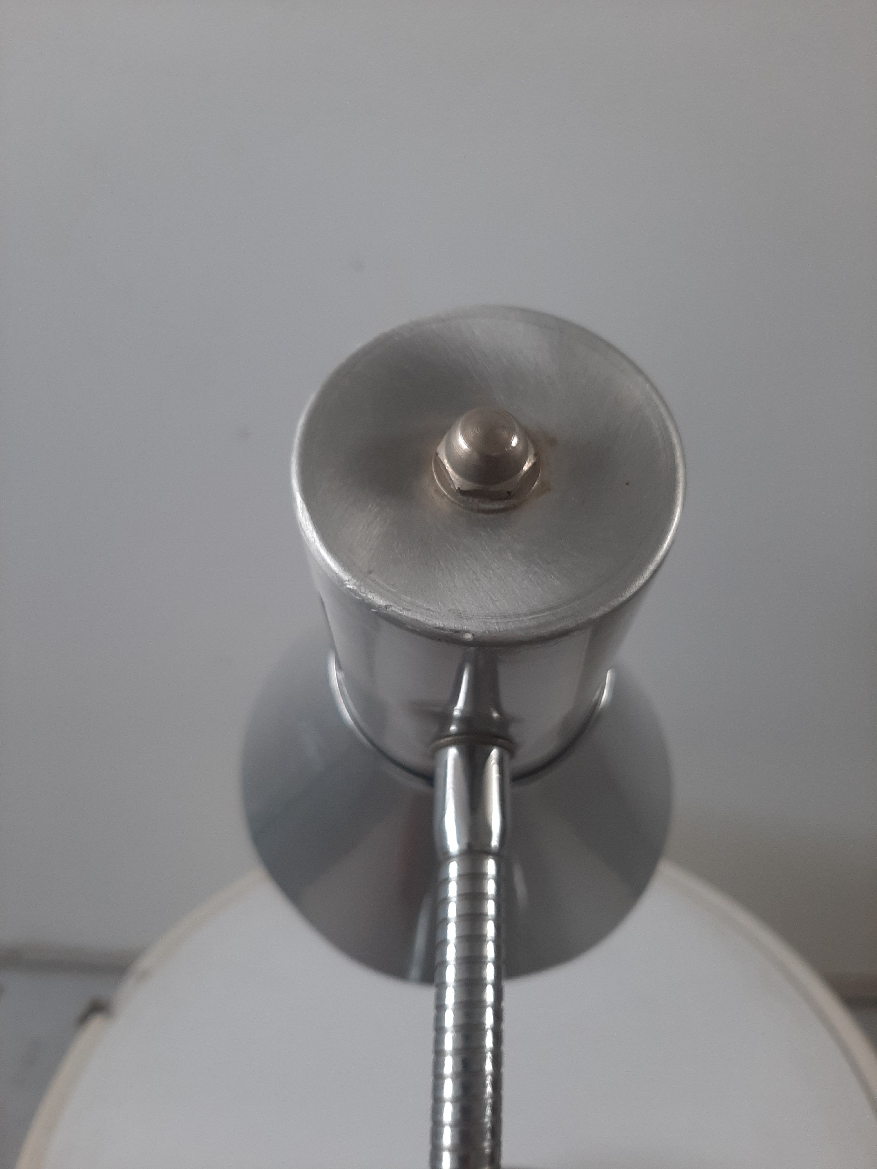 Vintage lamp 70s chrome and aluminum Veneta lumi