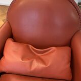 Model Lyra Leather Armchairs by Renzo Frau for Poltrona Frau, 1930s, Set of 2