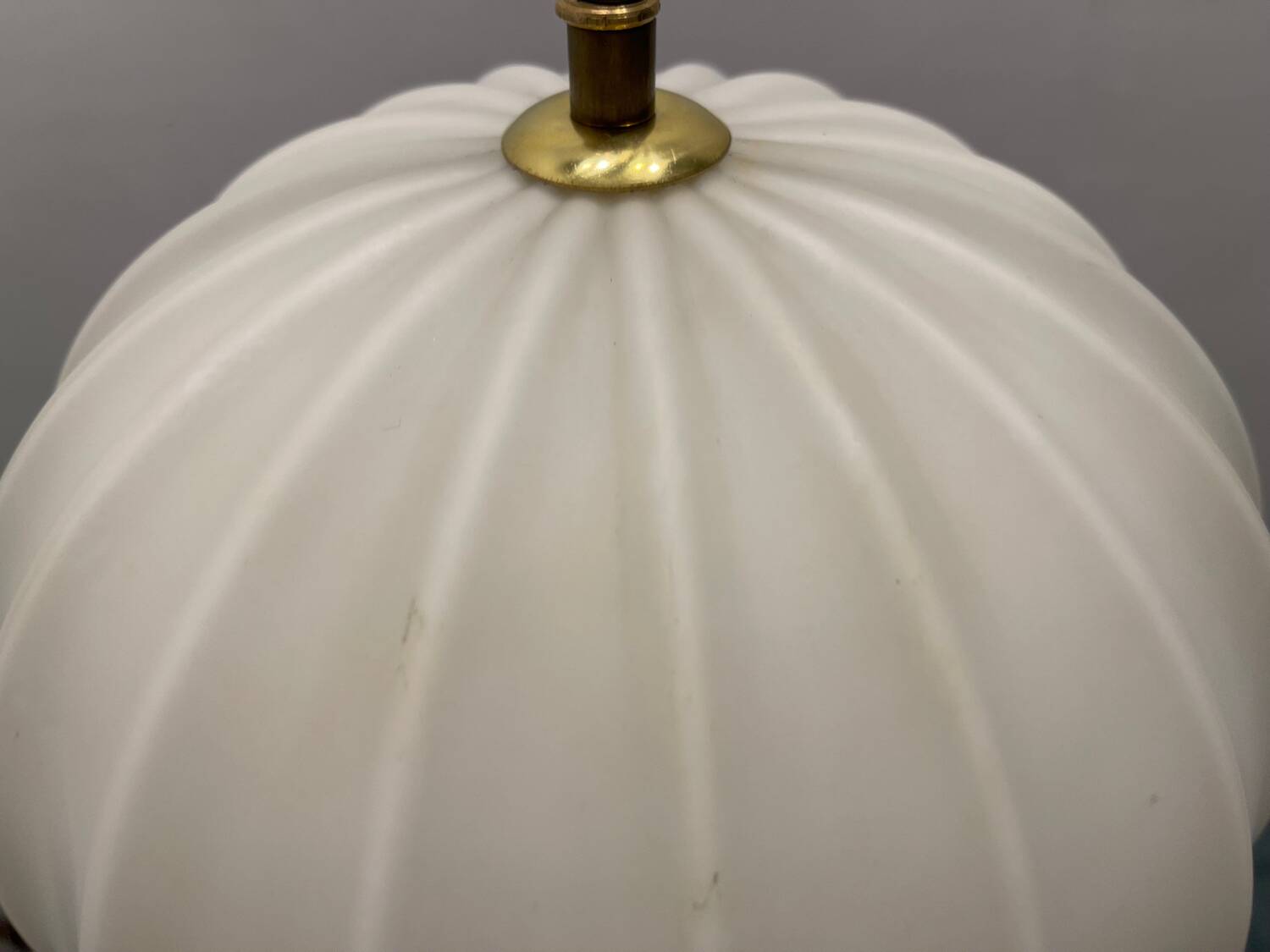 Opaline Glass Light Pendant 1940’s