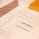 Traditional pure wool rug with colourful patterns, size 1.4/2.6 m.