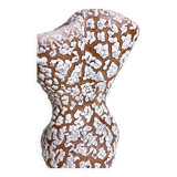 Vase 3 Trous Émail Craquelé