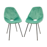 Set of 2 original Italian Medea chairs, Vittorio Nobili Tagliabue