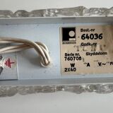 Mid-century modern brass and glass bubble table lamps by Richard Essig for Saku Leuchten, 1960s, set of 2