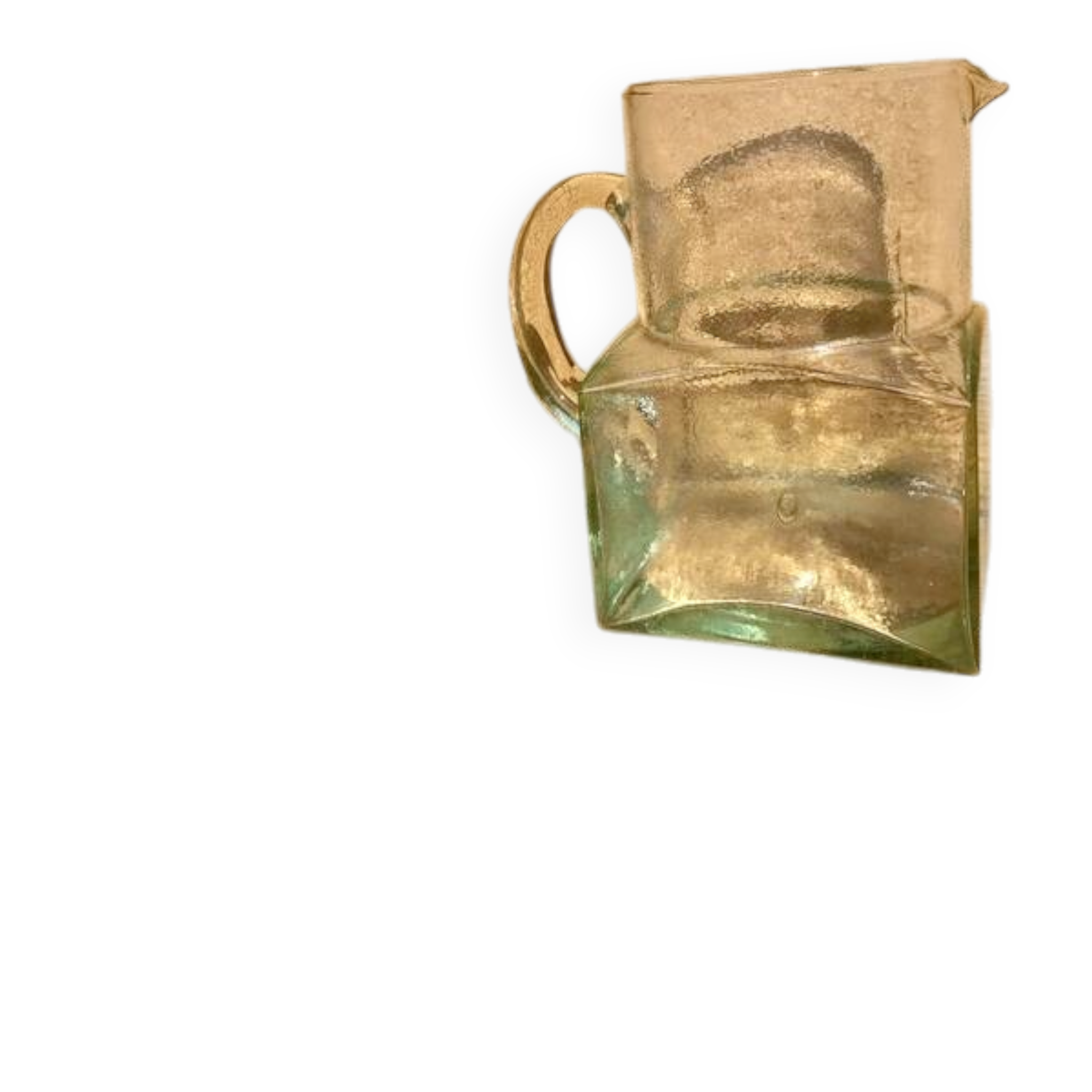 Carafe en verre vintage neuve