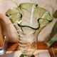 Vase en dégradés de vert Murano