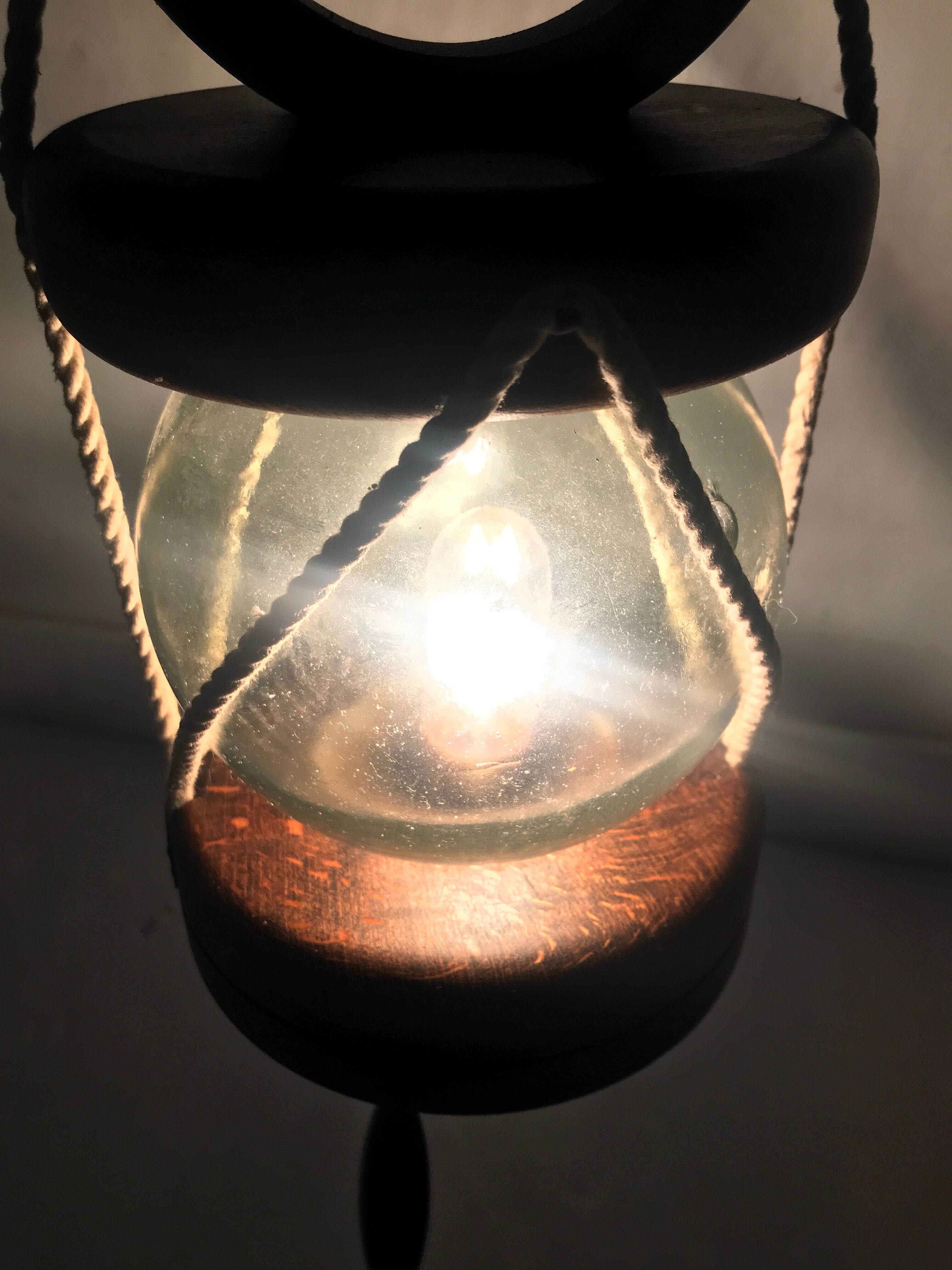 Vintage navy style lamp