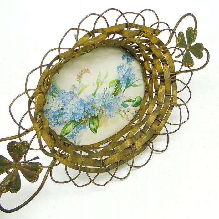 C9N platter in Art Nouveau style with enamel