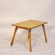 Table basse en rotin années 60
