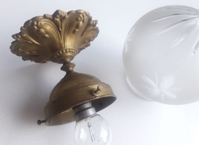 Napoleon III brass and globe