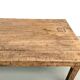 Large brutalist farmhouse table in solid oak from the 1950s.