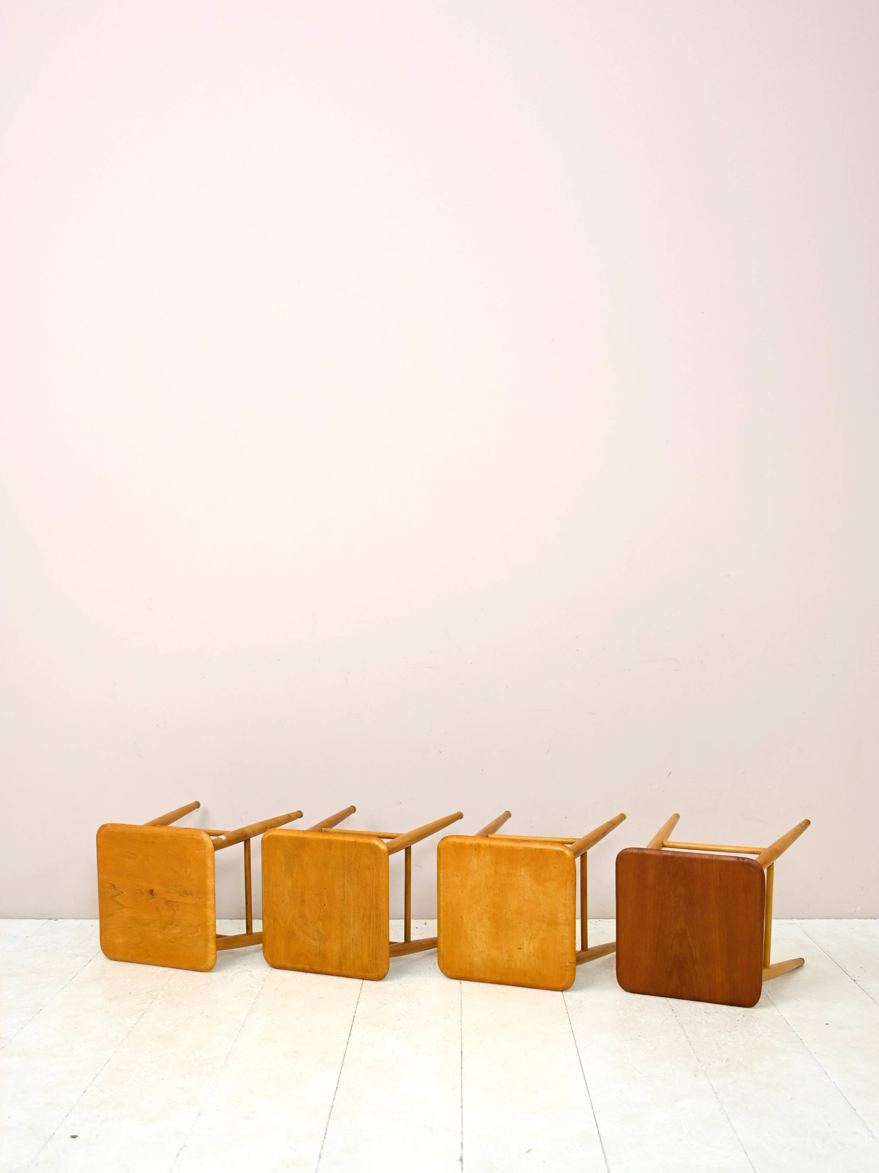 Scandinavian vintage stools