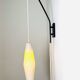 Floating Wall Lamp In Matt Opal Glass By Philips, The Netherlands 1960S