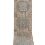 Mid Century Nomadic Wool Anatolian Hall Kilim Runner, Gallery Rug 2'9'' x 14'1''