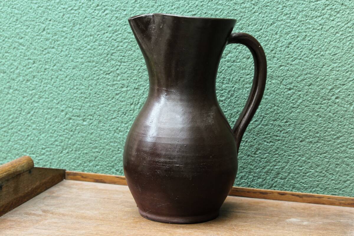 Large stoneware carafe