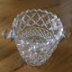 Seau à glaçons en verre vintage