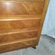 Pretty chest of drawers with 4 compass-legged oak veneer drawers